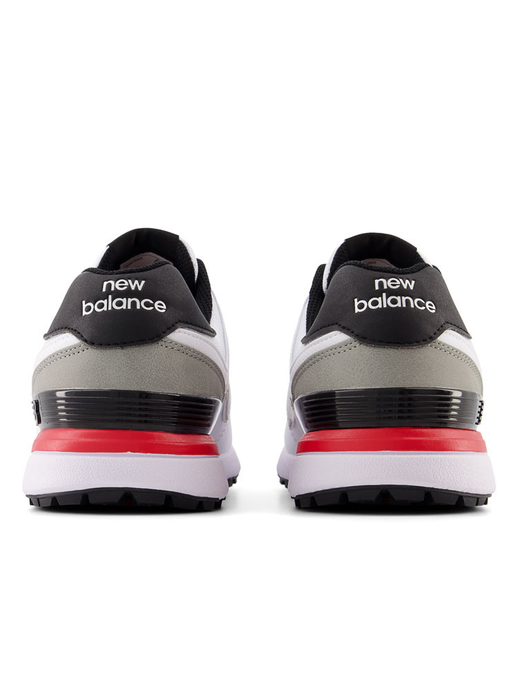 New Balance 574 Greens v2 Golf Shoes - White/Red/Black